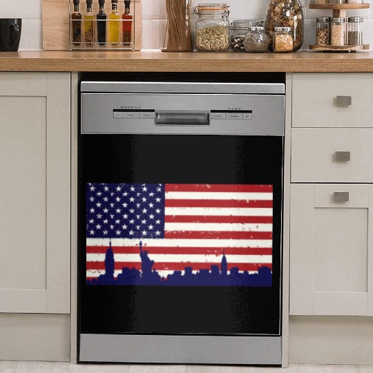 US Flag Freedom liberty peace Dish Washer Covers