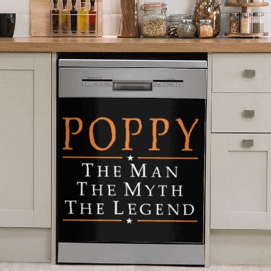 Poppy - Poppy The Man The Myth The Legend Dish Washer Covers