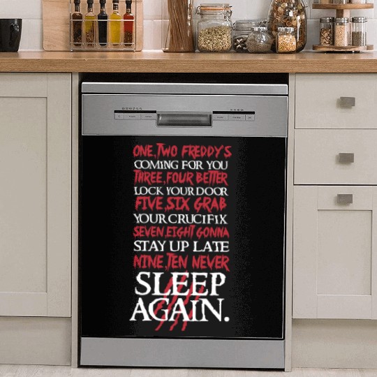 Nightmare on elm street - 1, 2 Freddy's Coming F Dish Washer Covers