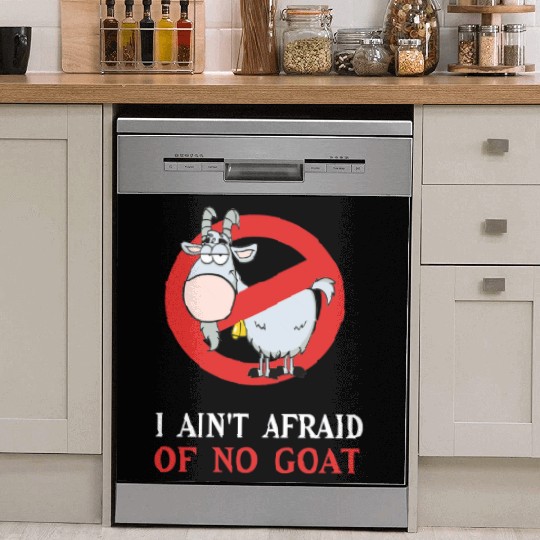 Cubs Goat Funny Dish Washer Covers I Ain t Afraid of No Goat