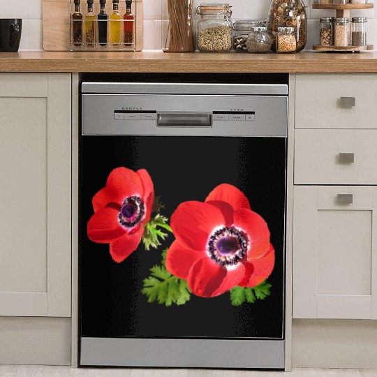 flowers lilies tulips orchids sunflower dahlia ger Dish Washer Covers