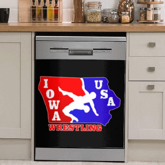 Iowa Team USA Wrestling Dish Washer Covers