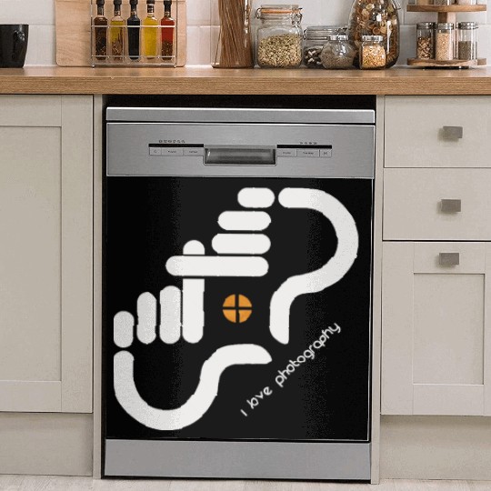 I LOVE PHOTOGRAPHY Dish Washer Covers