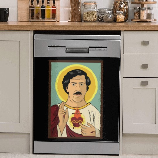 Pablo Escobar Jesus Dish Washer Covers