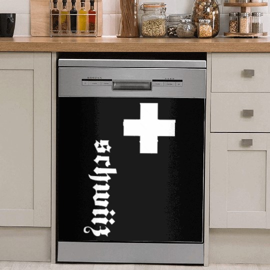 Fan Swiss Cross Switzerland New Dish Washer Covers