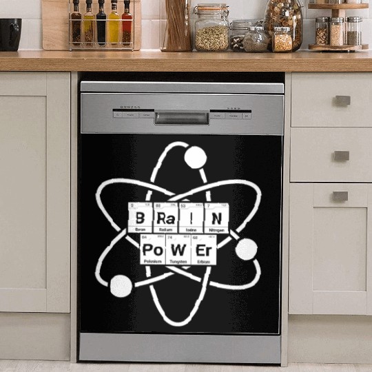 Brain Power Atom Chemistry Dish Washer Covers