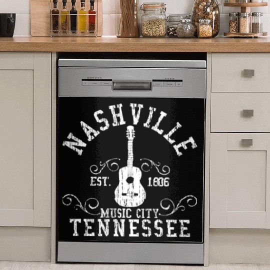Nashville Tennessee - Country Music City Gift Dish Washer Covers