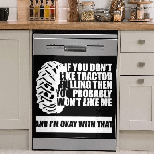 Tractor Pulling Farm Lover Dish Washer Covers