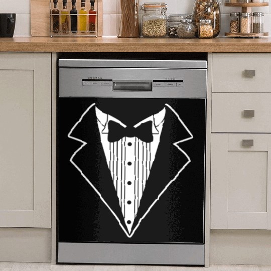 Tuxedo Dish Washer Covers-Tux Dish Washer Covers-Groomsmen Gifts, Groomsmen