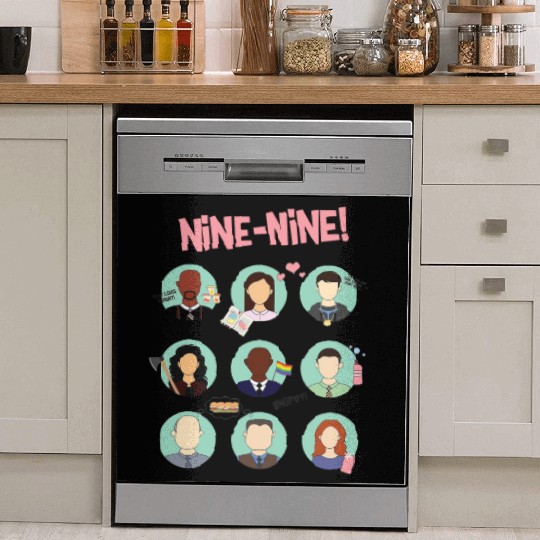 Brooklyn Nine - Nine Squad Dish Washer Covers