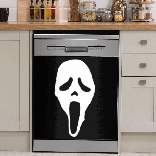 Scream Ghostface Fan Dish Washer Covers