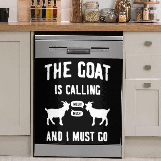 Goat Goats Farmer Calling Dish Washer Covers