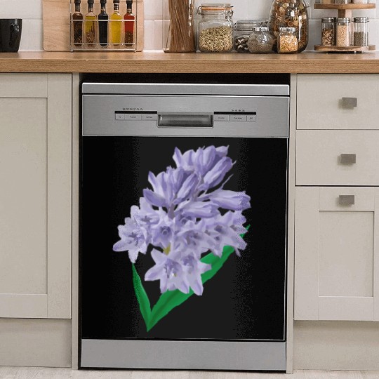 Flower Spring Bluebell Violet - Gift Idea Dish Washer Covers