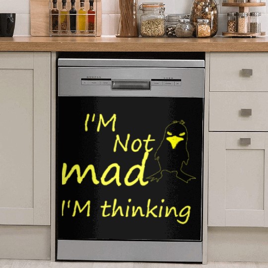 I'm Not Mad I'm Thinking Cute Angry Bird Dish Washer Covers