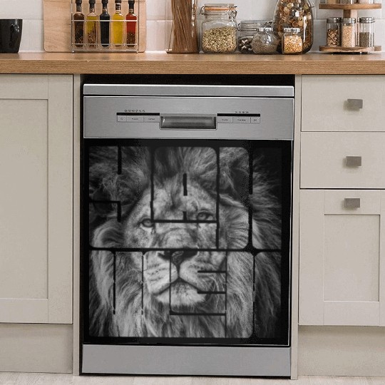 Yahweh (YHWH) Lion Dish Washer Covers