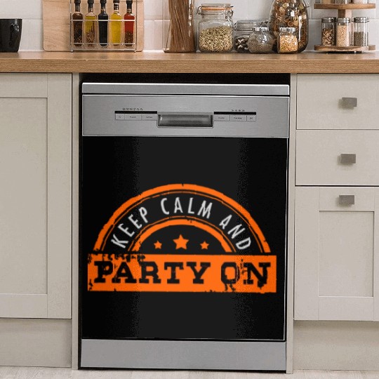 Party Music Lights Drinks Bar Alcohol Fun Gift Dish Washer Covers