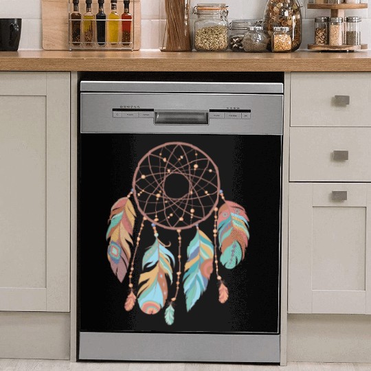 Dream Catcher Native American Retro Dreamcatcher Dish Washer Covers