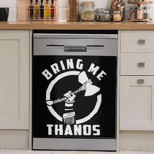 bring me Thanos stormbreaker black and white Dish Washer Covers