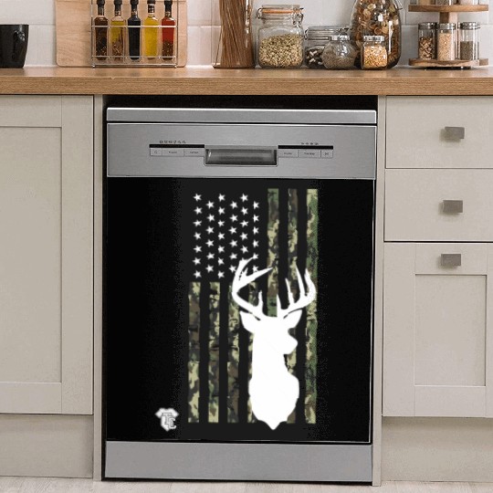Hunting Hunters Deer Camouflage Dish Washer Covers
