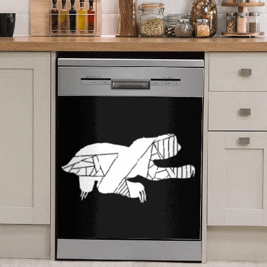 Geometric sloth - Sloth Dish Washer Covers