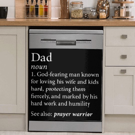 Mens Christian Dad Definition Father s Day Dish Washer Covers