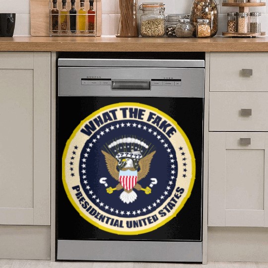 fake presidential seal Dish Washer Covers