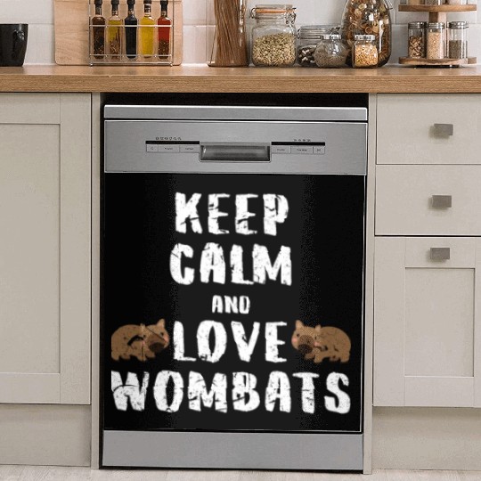 Wombat Love Dish Washer Covers
