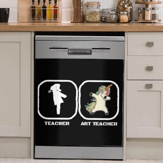 Teacher Art Teacher Unicorn Dish Washer Covers