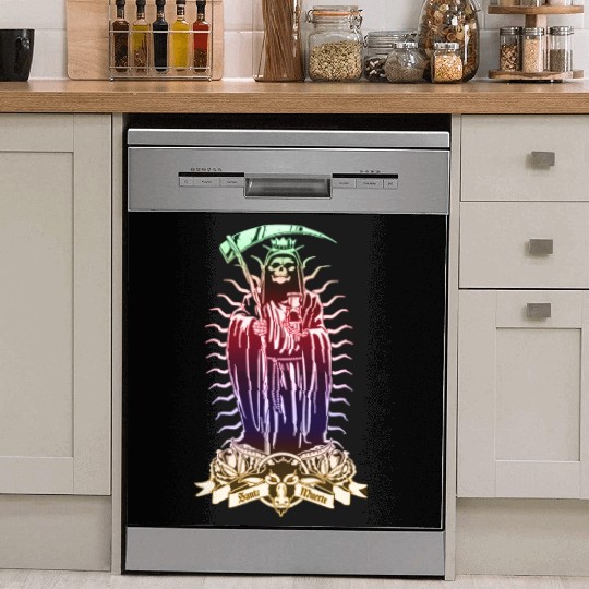 Santa Muerte - Santisima Muerte - Holy Death Dish Washer Covers