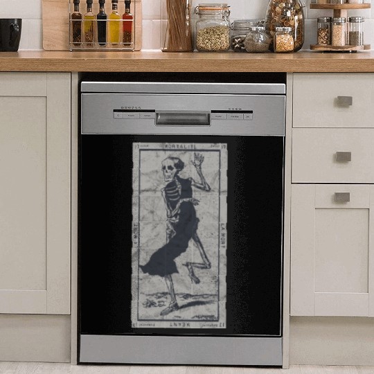 Occult The Death Tarot Card La Mort XIII Vintage Dish Washer Covers