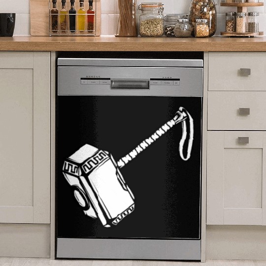 Hammer Thor myth fable god greek gift Dish Washer Covers