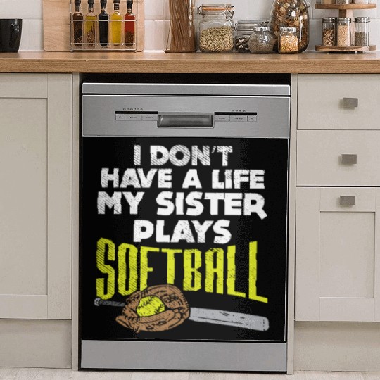 Softball Sister Dish Washer Covers