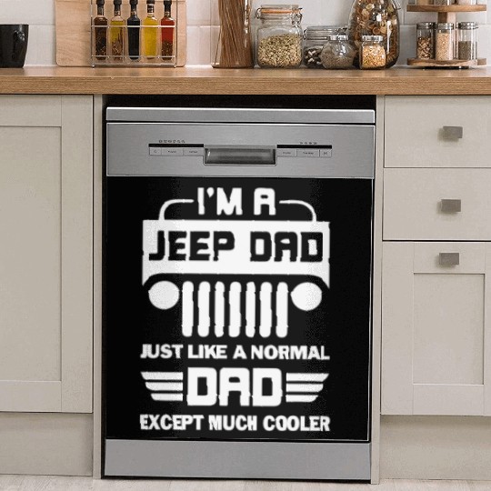 Jeep Dad Offroading Cool Father Gift Dish Washer Covers
