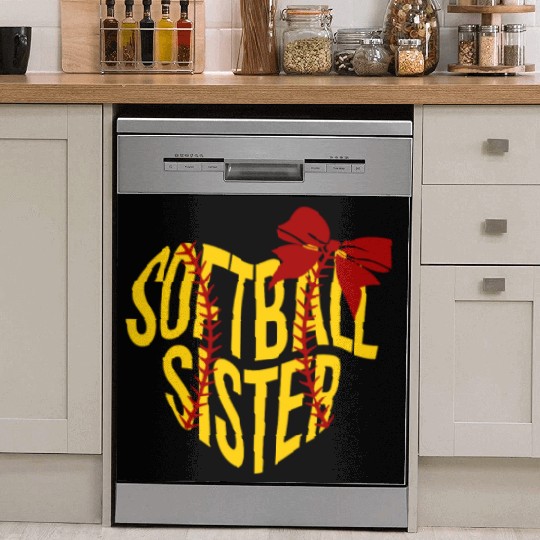 Softball Sister Dish Washer Covers