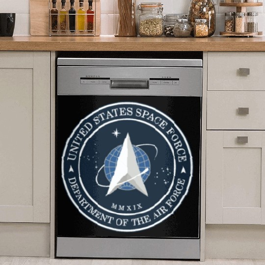 New Space Force Logo 2020 USSF Dish Washer Covers