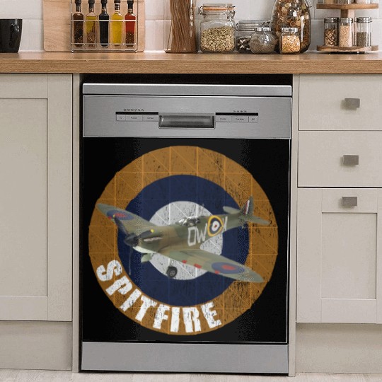 Famous WW2 Planes Supermarine Spitfire Dish Washer Covers