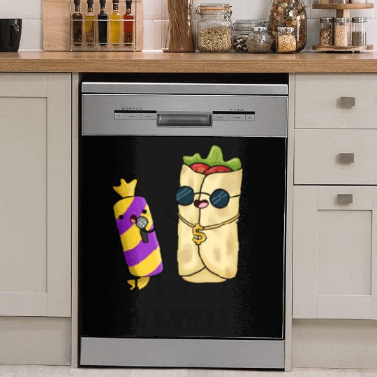 W-rappers Cute Food Pun Dish Washer Covers