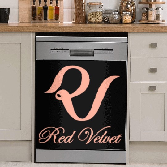 Red velvet kpop group logo design Dish Washer Covers