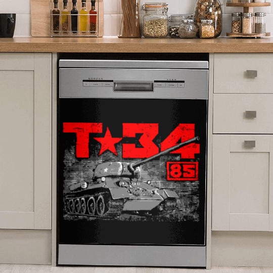 T-34-85 Soviet medium tank Dish Washer Covers