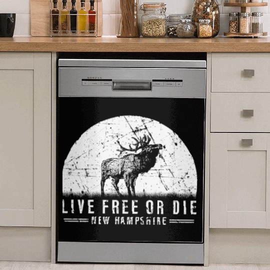 Live Free or Die New Hampshire Hiking Dish Washer Covers