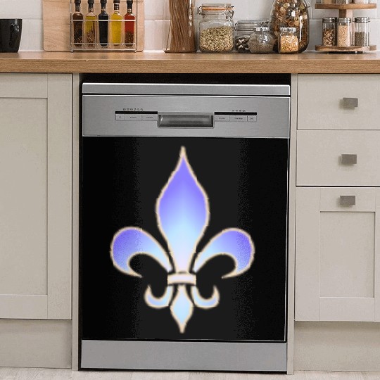 Lily Flower Fleur de Lys Royal Flower Power Roi Dish Washer Covers
