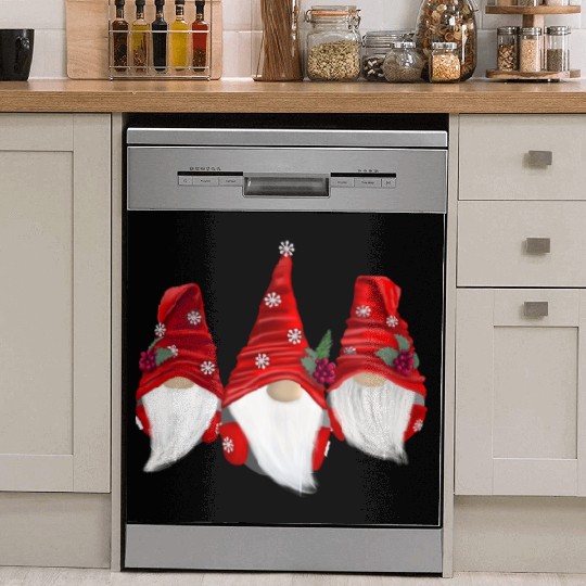 Christmas Gnomes Dish Washer Covers