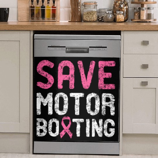 Save Motor Boating - Beat Breast Cancer Dish Washer Covers