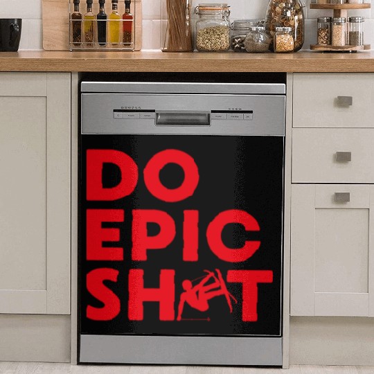 Do epic shit skiing mountains gift Dish Washer Covers
