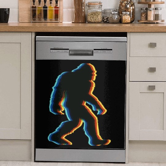 Surrealistic Sasquatch Vintage Dish Washer Covers