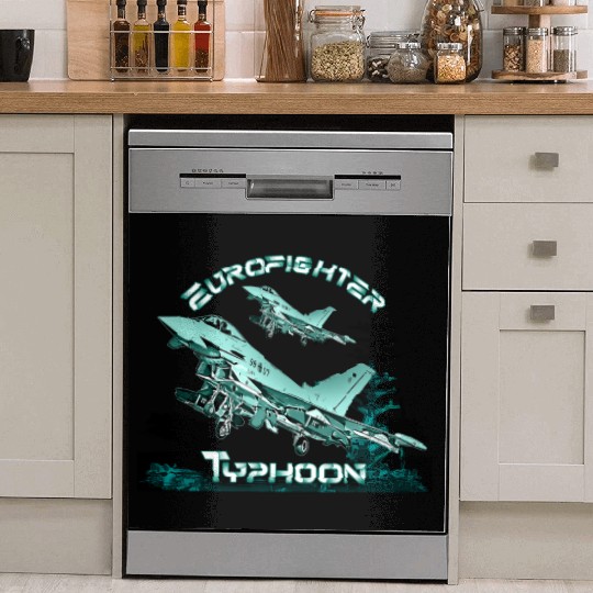 Eurofighter Typhoon fighter jet Dish Washer Covers