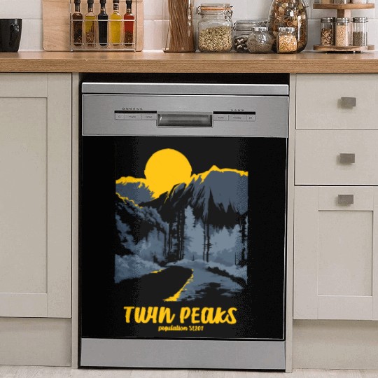 Twin Peaks Welcome To Twin Peaks Poster Dish Washer Covers