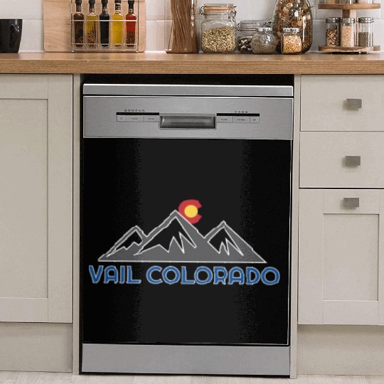Vail Colorado Rocky Mountain Dish Washer Covers