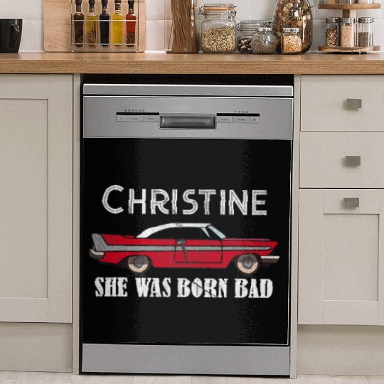 Christine Classic Car Model Lover Automotive Theme Dish Washer Covers