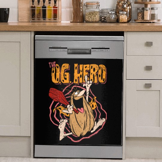 Captain Caveman Og Hero Gift Dish Washer Covers